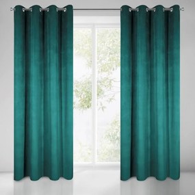 Едноцветна кадифена завеса с висока степен на затъмнение 140 x 250 cm