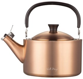 Чайник от неръждаема стомана в меден цвят 1,5 l Diamante – Vialli Design