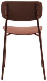 Трапезни столове в комплект от теракотени 2 бр. Kirkland – Unique Furniture