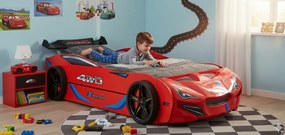 Детско легло кола Turbo GT Duo-червен