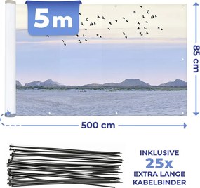 Пластмасов балконски параван 500x85 cm North Sea Coast – Maximex