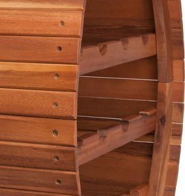 Дървена стойка за вино за 12 бутилки