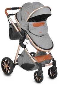 Moni  -  Комбинирана детска количка Alma тъмносив