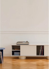 Сиво-бежова маса за телевизор 160x48x42 cm Taro – noo.ma