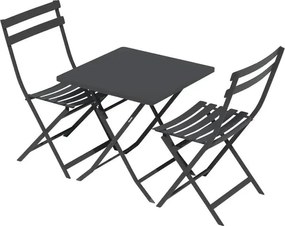 Градинска квадратна маса Hesperide Greensboro,70x70x71 cm - Графит