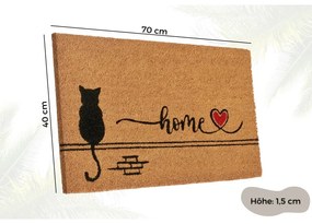 Изтривалка от кокосови влакна 40x70 cm Kitty Home – Hanse Home