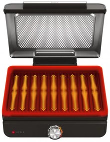 Електрическа скара Ninja GR101EU, 1450W, 28х37 см, Бързо загряване, 60-260C, 2 Плочи, Черен