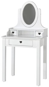 Бяла тоалетка, височина 136 cm Amori - Vipack