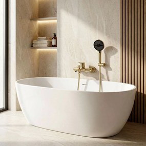 Смесител за вана PREMIUM REA Vision Brush Gold