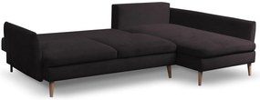 Ъглов диван Camille-Left-Brown