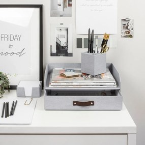 Картонен органайзер за докумнети с чекмедже Walter – Bigso Box of Sweden