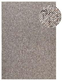 Сив килим подходящ за пране 120x170 cm Rocco Taupe – Elle Decoration