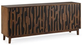 Кафяв скрин от масивно манго 190x80x40 cm Kantu – MOME