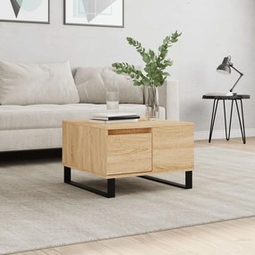830767 vidaXL Кафе маса, дъб сонома, 55x55x36,5 см, инженерно дърво