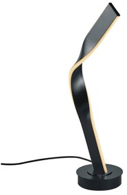 Черна LED настолна лампа с метален абажур (височина 64,5 cm) Cicenza – CINQUE
