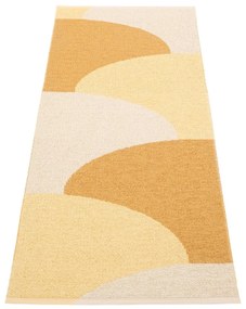 Пътека за открито и закрито в цвят жълта охра 70x180 cm Hill Ochre Pale Yellow – Pappelina