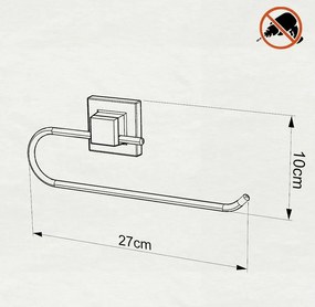 Поставка за хартия TEKNO TELEF-240B , easyFIX , черен