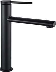 Смесител за мивка Rea Oval Black High