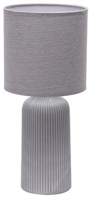 ONLI - Настолна лампа SHELLY 1xE27/22W/230V сив 45 cm