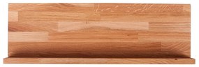 Стенен рафт за снимки от масивен дъб в естествен цвят 60 cm Kalle – Interia Home &amp; Living