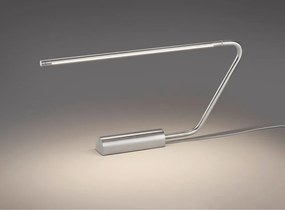 LED настолна лампа в сребрист цвят (височина 33 cm) Olea – Trio Select