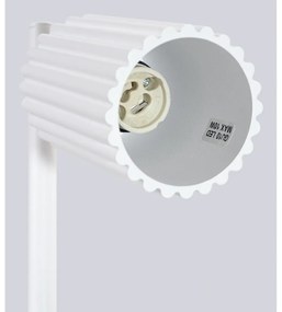 Бяла настолна лампа (височина 43 cm) Gleam – Sollux