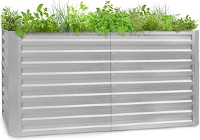 Blumfeldt Blum High Grow Straight, повдигнато цветно легло, 200x90x100 cм, 1800l, стомана