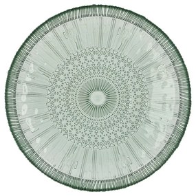 Зелена стъклена чиния за сервиране ø 30 cm Kusintha - Bitz