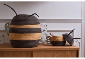Текстилна детска кошница за играчки ø 30x32 cm Mama Bee – Lorena Canals
