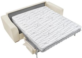 Кремав разтегателен диван от рипсено кадифе 225 cm Augustin – Bobochic Paris