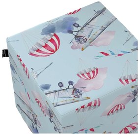 Син бебешки пуф Magic - Yellow Tipi