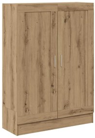 856149 vidaXL Библиотека, дъб артизан, 82,5x30,5x115 см, инженерно дърво