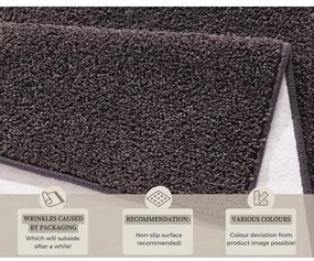 Антрацитно сив килим Pure, 200 x 300 cm Pure - Hanse Home