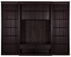 Кафяв TV комплект от от масивен бор 288x223 cm Anita – Støraa