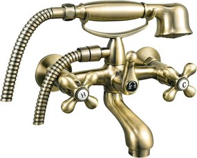 FERRO - Комплект за вана със смесител ANTICA бронз