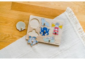 Дървен пъзел (брой части 6) Ocean – Kindsgut