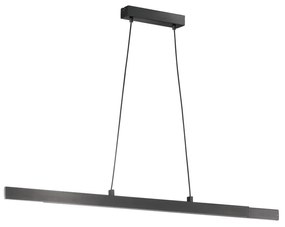 Черно LED затъмняващо се висящо осветително тяло Stripe – Fischer &amp; Honsel