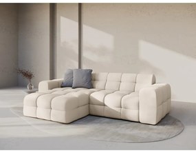 Бежов ъглов диван (ляв ъгъл) Kendal – Micadoni