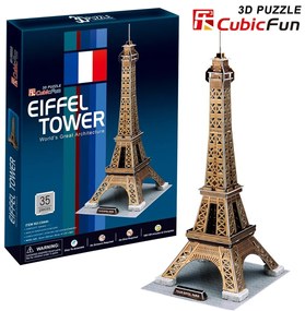 Cubic Fun - Пъзел 3D Eiffel Tower 39ч.