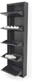 Черен метален шкаф за обувки Billy - Spinder Design