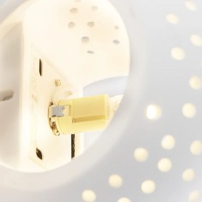 Модерна стенна лампа Бяла мазилка Сфера със светлинен ефект - Blur