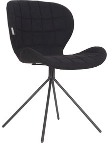 Комплект от 2 черни стола OMG - Zuiver