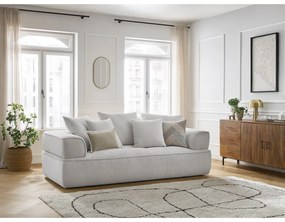 Светлосив шенилов диван 237 cm Whesley – Bobochic Paris