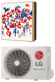 Инверторен климатик LG Gallery Special A12GA1.NSE + A12GA1.U18, 12000 BTU, 26 м2, А++, R-32, Бял/многоцветен