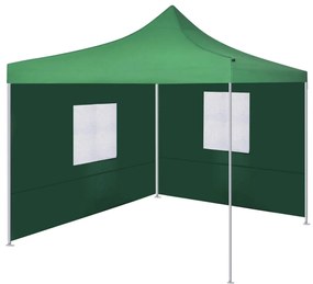 Sonata Сгъваема шатра с 2 стени, 3x3 м, зелена