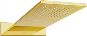 Mexen Waterfall дъждовна душ глава slim 50 x 22 см, златна - 79190-50