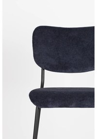 Тъмносини бар столове в комплект от 2 броя 92 cm Benson - Zuiver