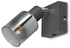 Антрацитен прожектор ø 7 cm Cadiz – Trio