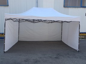 Шатра тип хармоника 3x4,5 бяла SQ