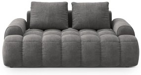 Сив кадифен диван 175 cm Linz – Cosmopolitan Design